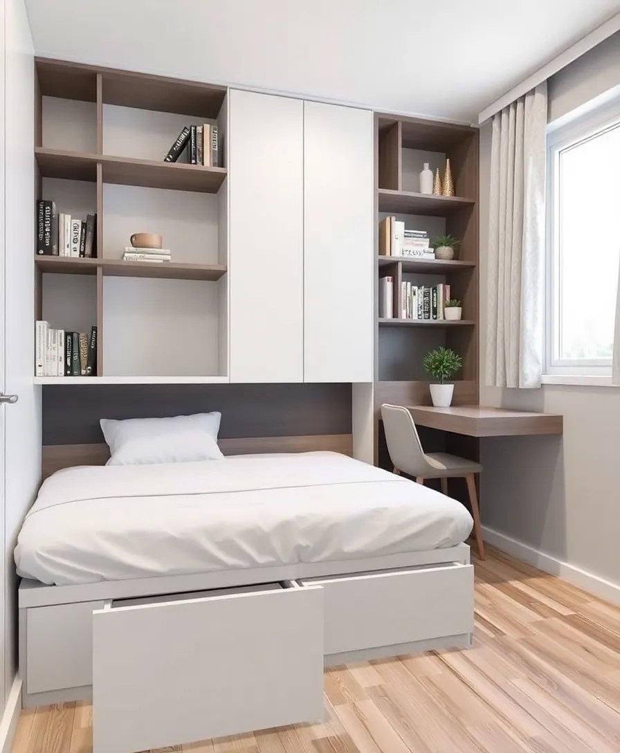 25 Stunning Bedroom Ideas That Will Transform Your Space Overnight! - 14. Smart Solutions