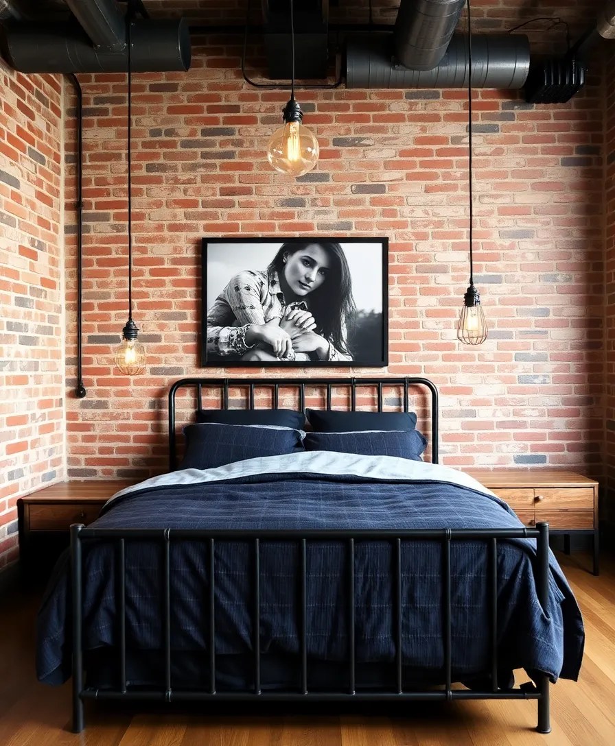 25 Stunning Bedroom Ideas That Will Transform Your Space Overnight! - 5. Industrial Edge